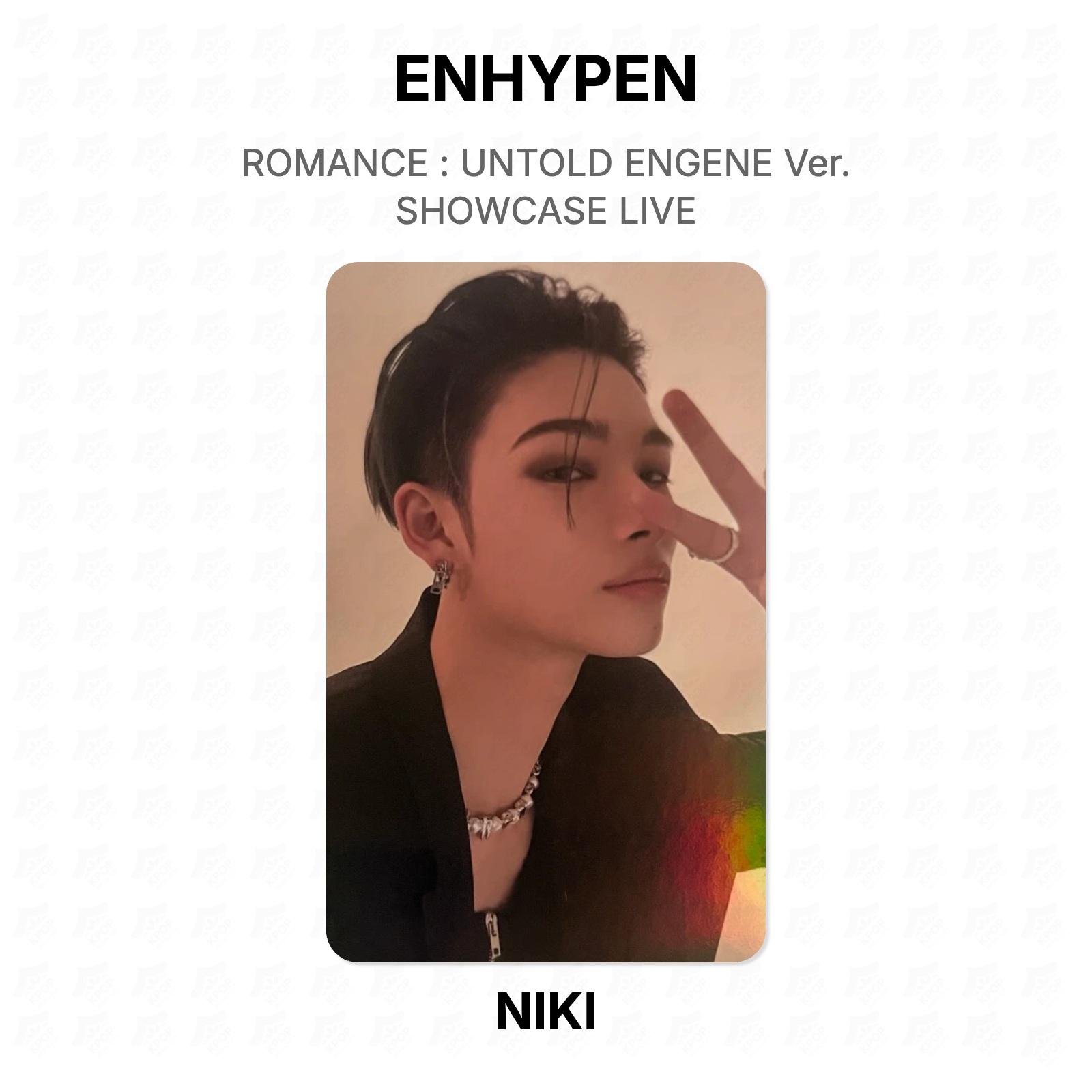 ВОСХИЩЕННЫЙ РОМАНТИК : Нерассказанная версия ENGENE. SHOWCASE LIVE Официальная фотокарточка NI-KI