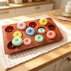 Food Safe Silicone Cake Baking Mould 12 Cavity Nonstick Pan for Making Chocolate Jelly Pudding Soap DIY Home Baking