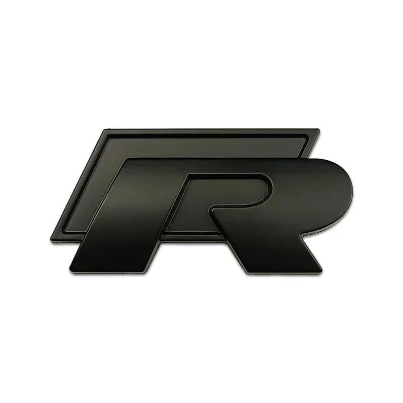 2026 New For VW VOLKSWAGEN For Volkswagen VW R Rline Logo Metal Car Grille Emblem Rear Trunk Badge Stickers Polo Golf Jetta Beet