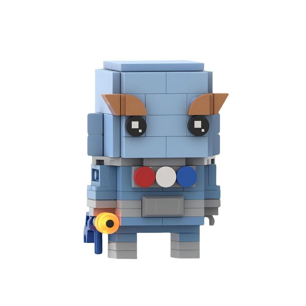 Cloak Crusader 1966 Collection Character Square Head Series Compatible Puzzle Boy Toys