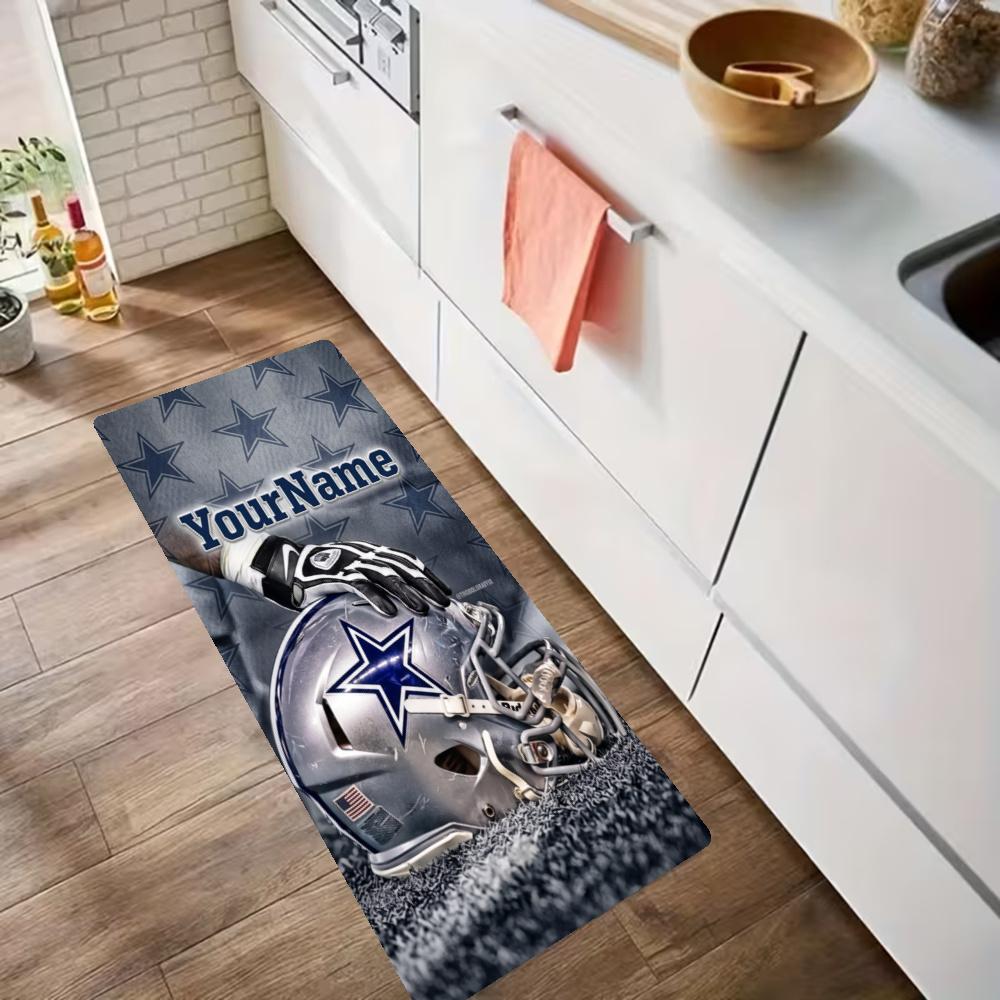 Dallas Customize Your Name Kitchen Rug Runner Rug Laundry Mat Hallway Entryway The Best Gift Choice