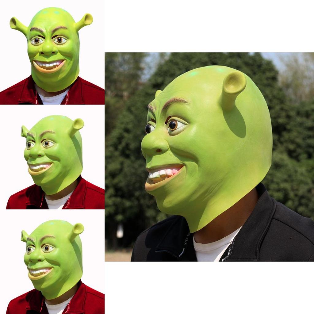 Mask Shrek Costume Mask Cosplay Costume Accessories Halloween Daily Necessities
