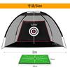Voodans Golf Practice Net, Golf Net, Golf Mat, Large Golf Target, Golf Swing Practice Net, Golf Practice Set (2M)