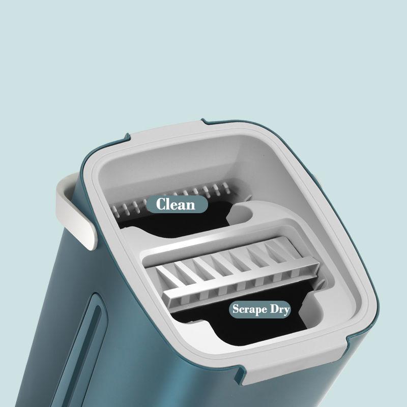 Xiaomi 360° Rotating Floor Cleaning Mop with Bucket No Hand Washing Flat Squeeze Mop Stain Removing Mop Household Cleaning Tool450000