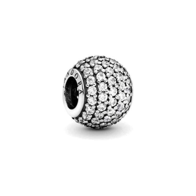 Pandora Crystal Inlaid Pendant Women Jewelry Silver 791051CZ Silver,F