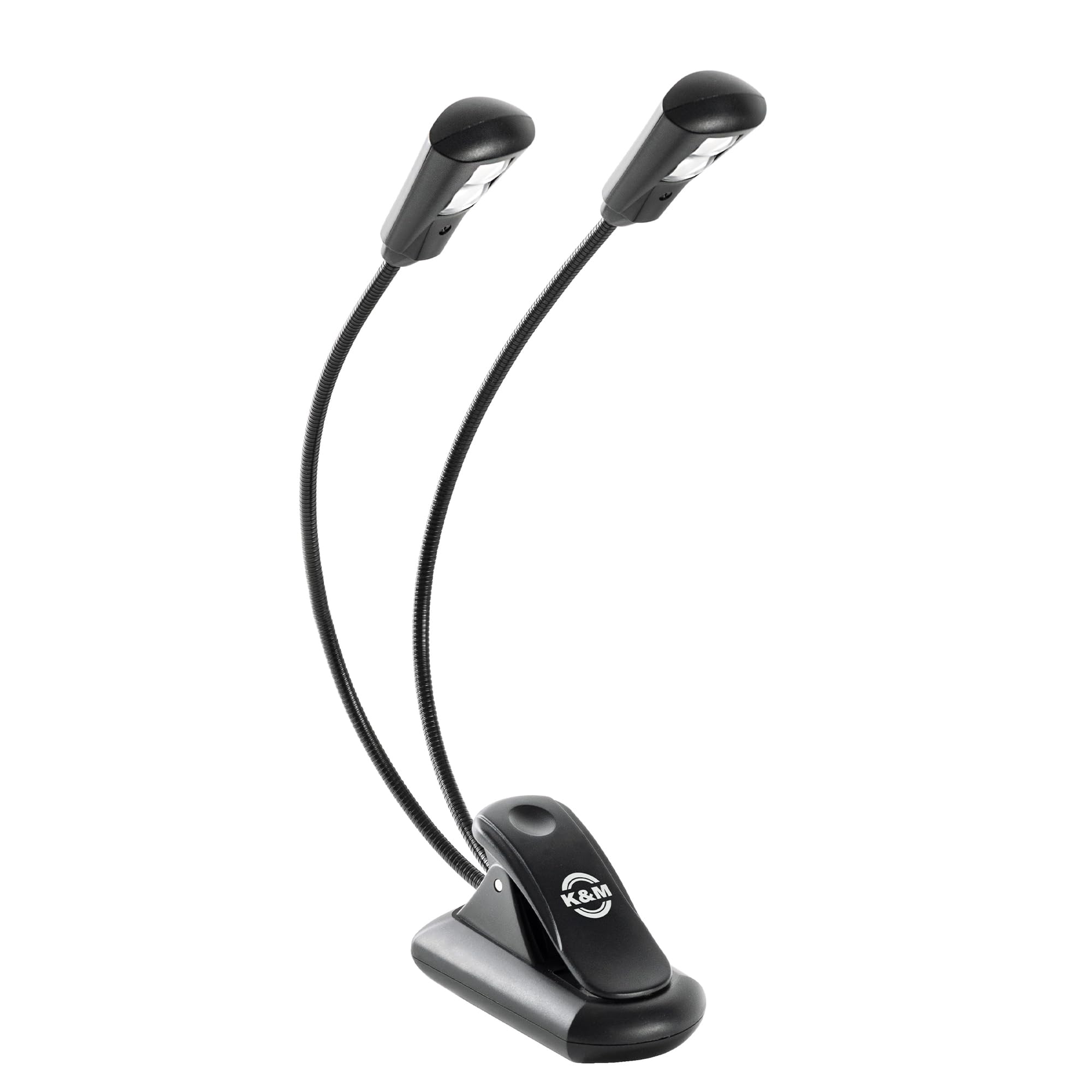

K&M Music Stand Light »Double2 LED FlexLight Rechargeable« Clip-on Light with Adapter for Live Streaming, Selfies, and Marketplace Sales