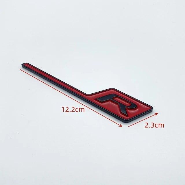 3D ABS Chrome Black Yellow Red Car Rear Trunk Badge Logo GT R S C Emblem For Mercedes AMG GTR GTC GTS C190 Car Stickers