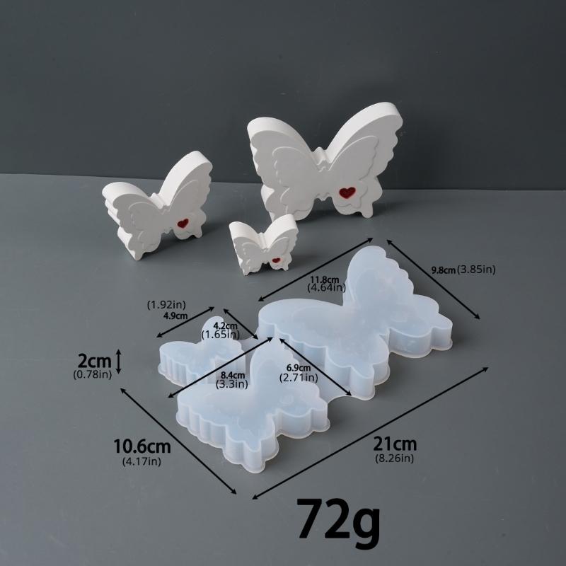 Silicone Moulds Handmade Ornament Molds Love Butterfly Epoxy Resin Molds Soap Molds Plasters Molds Castings Molds