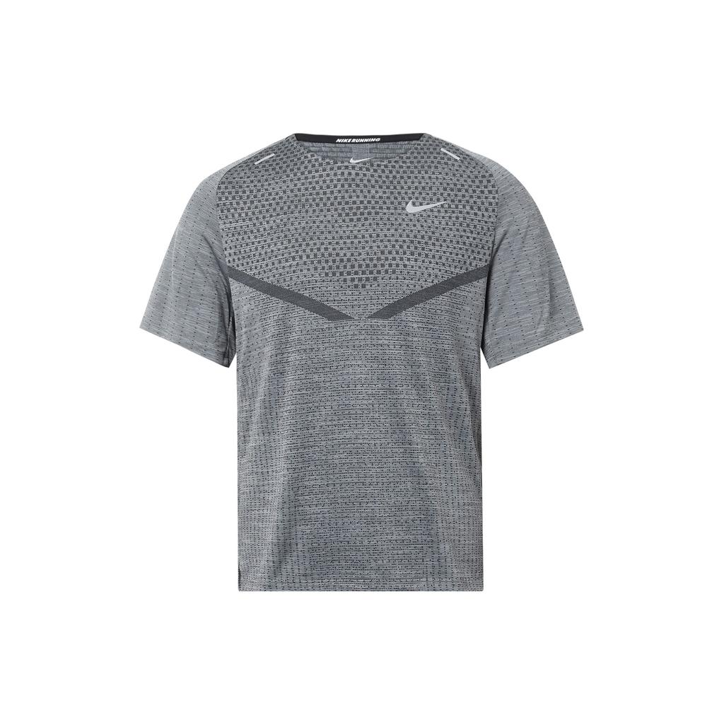 Nike Dri-FIT ADV TechKnit Ultra Reflective Running Short Sleeve Tee Men Tops Grey DM4754-010