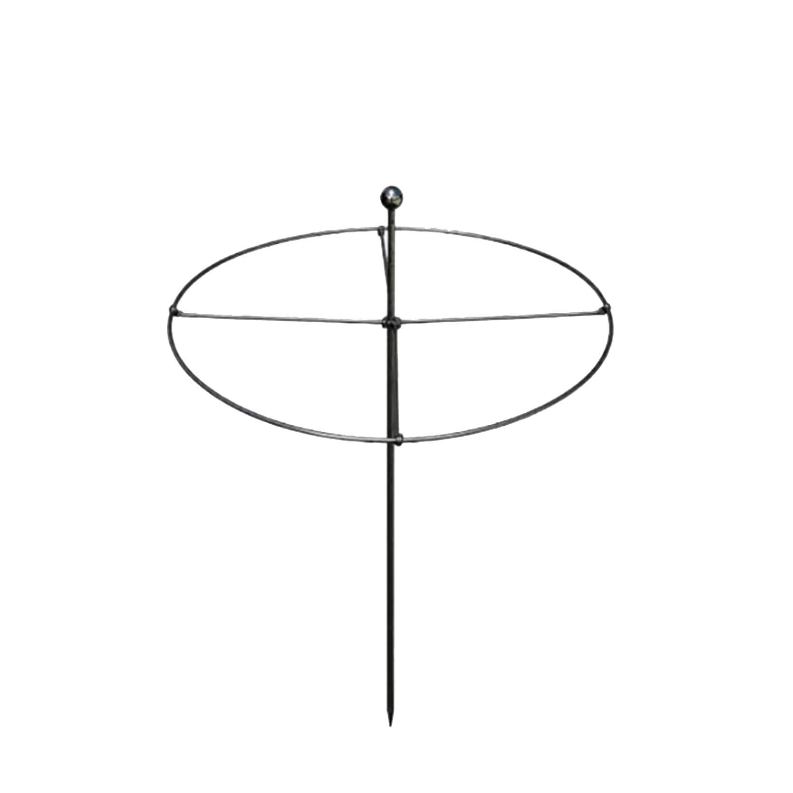 Round Plant Support Frame for Climbing Plants Adjustable Small Rod Garden Trellis Frame for Indoor Outdoor Plant Growth Support One Size