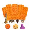Halloween Candy Chocolate Molds 3D Skull Pumpkin Witch Hat Bat Spider Shape for Baking Chocolate Jelly Gummy Dessert