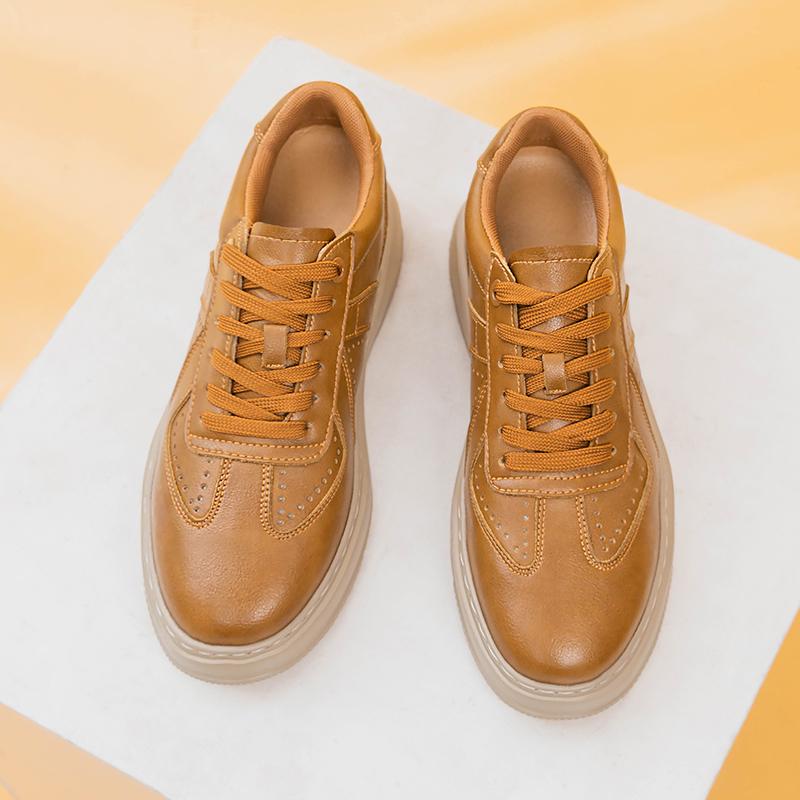 Fashion Fashionable Versatile Casual Shoes Genuine Leather Men's Sneakers New Trendy Male Skateboard Footwear Tenis Masculino Trainers