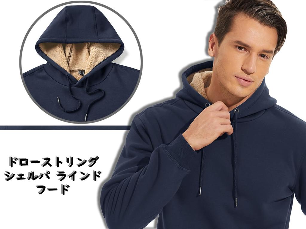 TACVASEN Hooded Warm and Casual Solid Stylish Fleece Size M Men's Parka, Comfortable, Fleece-Lined, Sweatshirt, Color, Stylish, Pullover, Spring,