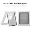 Pet Dog Door Safe Ferromagnetic Wall Entry Locking Automatically Close Pet Dog Cat Door Pet Supplies Flap Door Pet Door