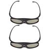 2Pcs 144Hz 3D Active Shutter Glasses DLP LinK LCD Lens 3D Glasses for 3D DLP Orojectors