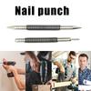 2 Pieces Spring Tools Hammerless Center Punch Hammerless Spring Pin Punch Steel Single/Double Ended Force Door Pin Removal Tool