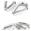 M2 M3 M4 M5-M6-M8-M10 304 Stainless Steel Cable Wire Rope Protective Sleeve  Chicke Riggingn Heart Ring Fixing Workpiece