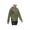 adidas Wuji Series Knit Sports Hooded Jacket Men Outerwear Military-Green DM5237