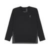 On Performance Lässiges Bequemes Langarm-T-Shirt Herren Tops Schwarz Solar-Schwarz 1ME10240106