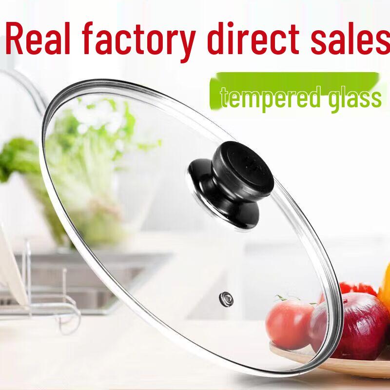 Verdickter Deckel aus gehärtetem Glas