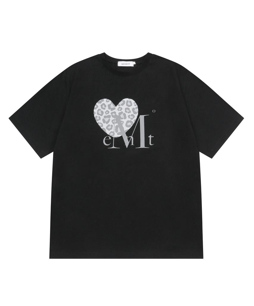 MUCENT Sierra Leopard Heart Short Sleeve Tee Unisex (8 Colors)