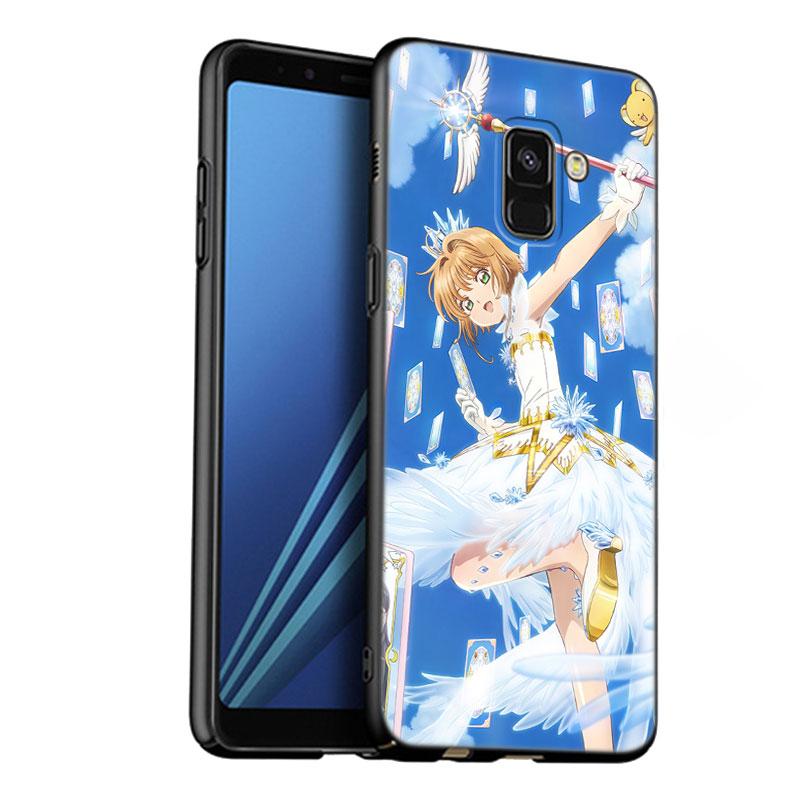 Card Captor Sakura Anime Handyhülle Für Samsung Galaxy A01 A03 Core A04 E A02 A05 A10 A20 A21 A30 A50 S A6 A8 + A7 Schwarze Hülle