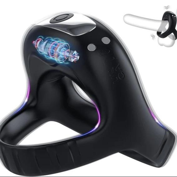 USB Rechargeable Vibrating Male Masturbator Ring