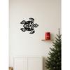 Vintage Metal Sea Turtle Wall Decal Peel Stick Ocean Art Boho Coastal Decor Gift