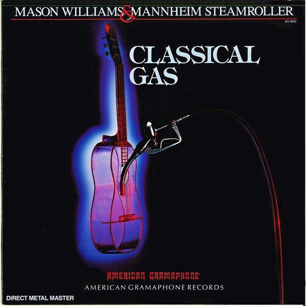 

LP Record MASON WILLIAMS MANNHEIM STEAMROLL Classical Gas AG800 American Gramap 1987 US Rock Used
