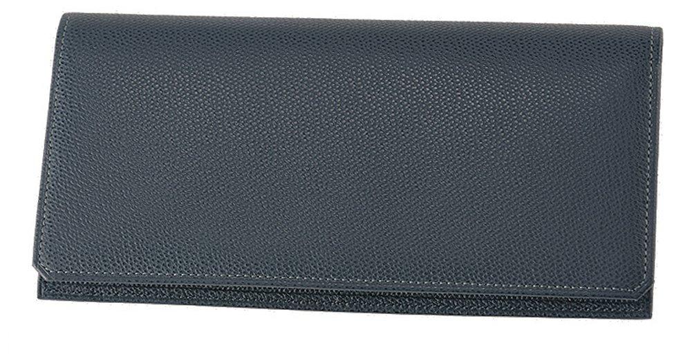 

Trilogy Long Wallet with Coin Purse Sasamachi Bundle Wallet Leather Day Gift Present Birthday Boyfriend Navy x Blue 8530 [Cypris] Father s Men s