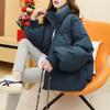 Winter down cotton-padded jacket women's loose casual cotton-padded jacket bread clothing winter top cold-proof