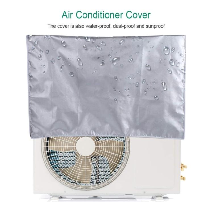 Air Conditioning Cover Outdoor Air Conditioner Cover Waterproof Oxford Fabric UV Protection for Outdoor
