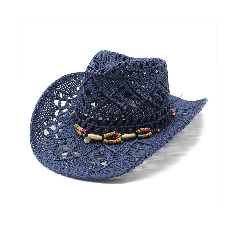 Vintage Cotton Straw Hat For Summer Sun Protection With Wide Brim For Beach And Casual Wear