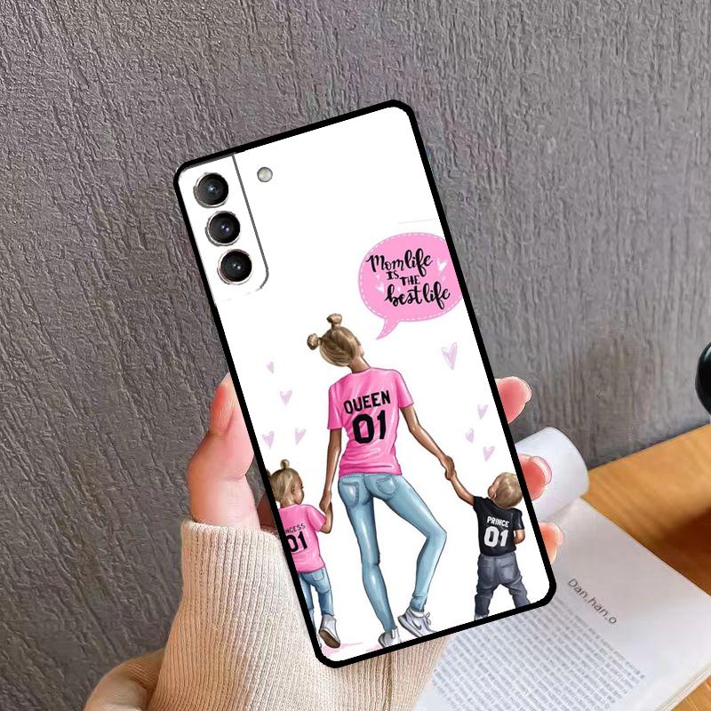SUPER MOM MUTTER MAMA BABY Handyhülle Für Samsung Galaxy S25 S26 Ultra S20 S21 S22 S23 S24 S10 Plus S24 FE S25 FE Hülle