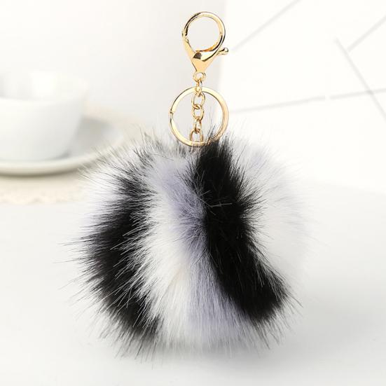 Portachiavi Con Pompon Ciliegia Morbido - Ciondolo Peloso Per Borsa E Chiavi - Regalo Carino Per Donne E Ragazze