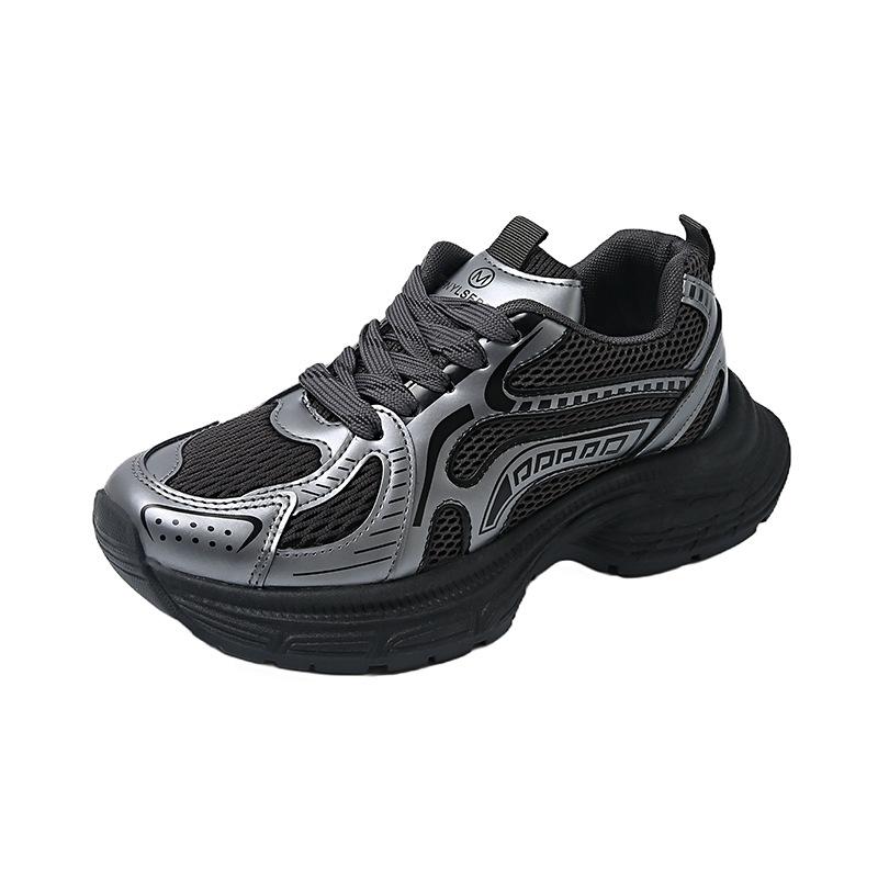 New dad shoes women's spring student sports running shoes casual shoes with heightened thick soles