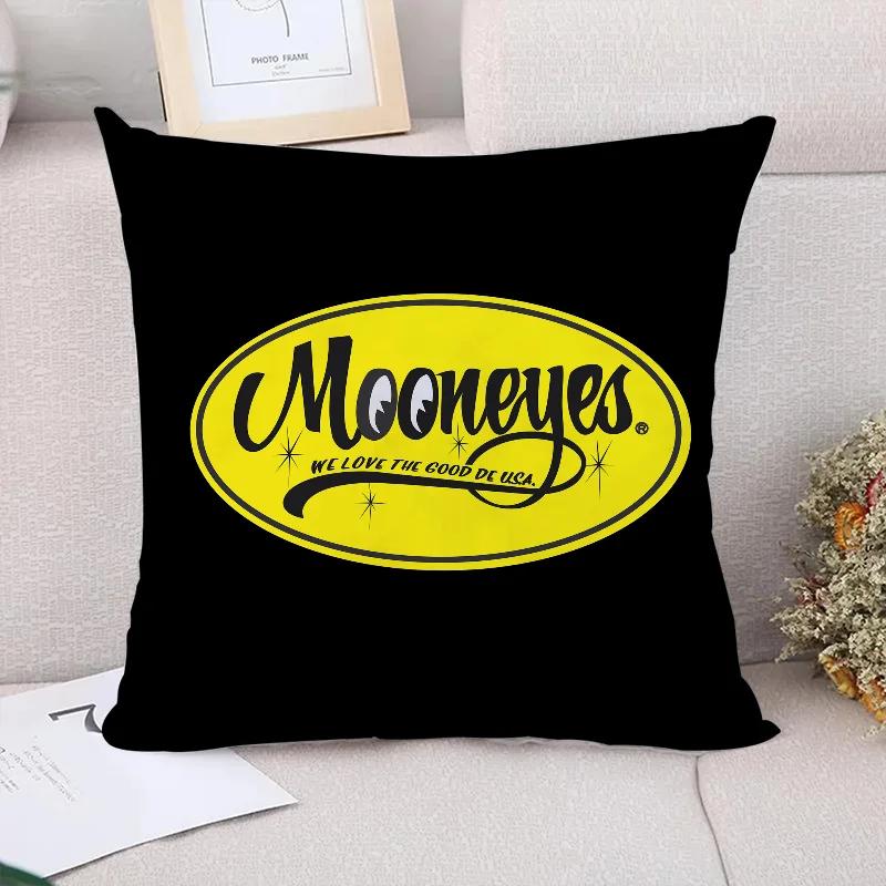 

Mooneyes Pillow Cases Decorative Pillows Covers Cushion Cover 40x40 Fall Decor Sofa Cushions Pillowcases 50x50 Pillowcase 45*45 12x12Inch
