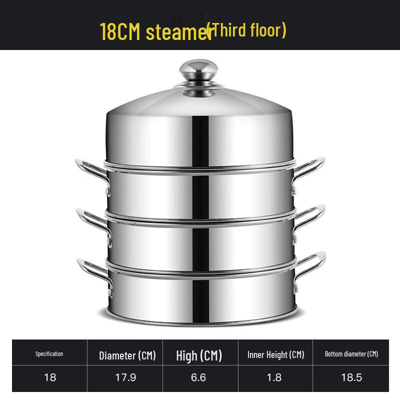 Stainless Steel Steamer Pot