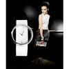 Watch Dial Big Women Transparent Hollow Skeleton Simple Wristwatch