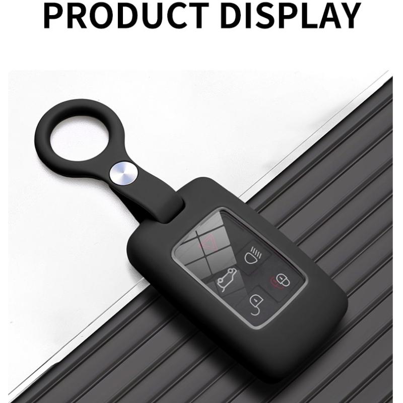 For Range Rover L405 L494 L560 L551Land Rover Discovery L462 L550 L663 Liquid Silicone Car Key Holder Smart Key Fob Case Cover