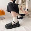 College Style Small Leather Shoes Women's 2025 Summer New Soft Girl Single Shoes Retro Big Head Shoes Comfortable Sweet Cool Mary Jane Shoes