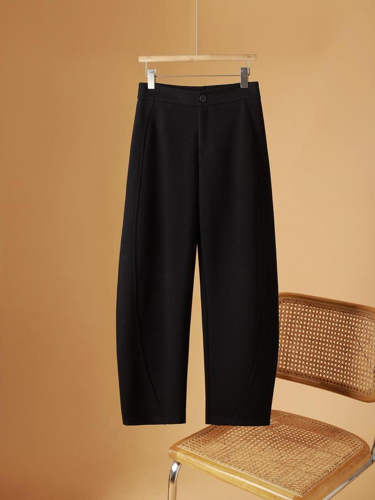 Wool Sickle 2025 Fleece-Lined Plus Size Slimming Women's Pants for Autumn/Winter