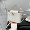 New Simple Word Decoration Portable Fashion Shoulder Crossbody Trend Bucket Women's Small Bag