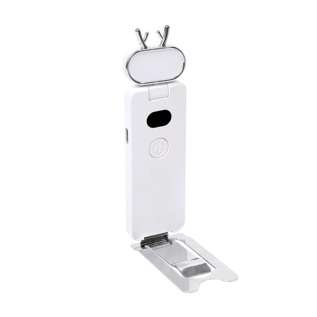 Compact USB Rechargeable Book Light - Portable, Eye-Friendly, Folding Clip Lamp for Reading