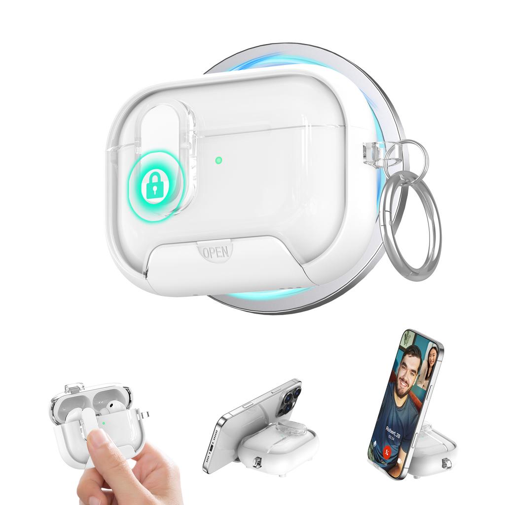 AirpodsPro1 Protective Case Is Suitable for Apple Bluetooth Headset Case, Elastic Cover Bracket 1st Generation Pro1 Generation Apple Protective Case.