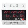 Undervoltage Protector DIN Rail Adjustable Overcurrent Protector AC120V‑300V 63A 3 Phase 3 Wire 4 Wi