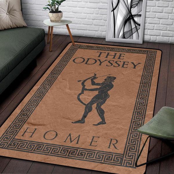Ancient Greek Homeric Mythology THE ODYSSEY Printed Carpet Living Room Sofa Bedroom Bedside Mat Bathroom Absorbent rugs