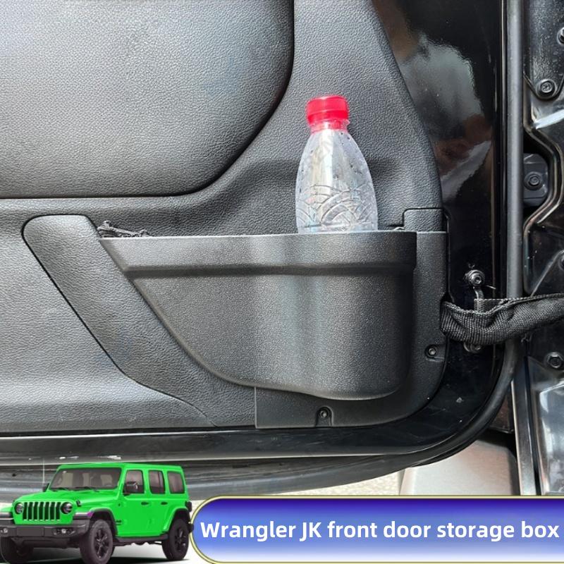 For Adapted To Wrangler JK07-17 Door Storage Boxes Front Door Organizer Modified Parts ABS