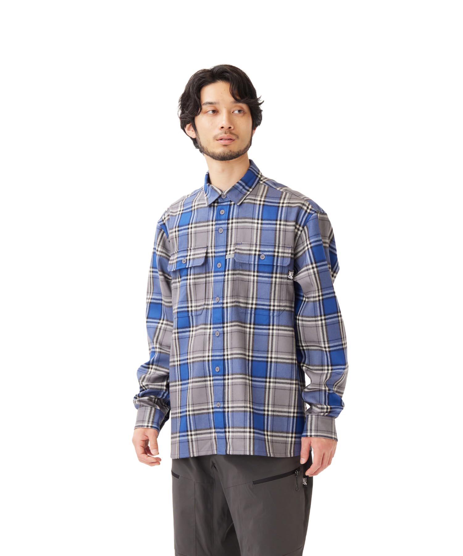 

Snow Peak Tasman Merino Wool Shirt Tops Shirt Long Sleeve BLUE CH L EP-SH-26SU003 Men s Women s
