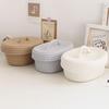 Desktop Dustproof Cotton Storage Box for Phones, Cosmetics, Snacks, Needle & Thread